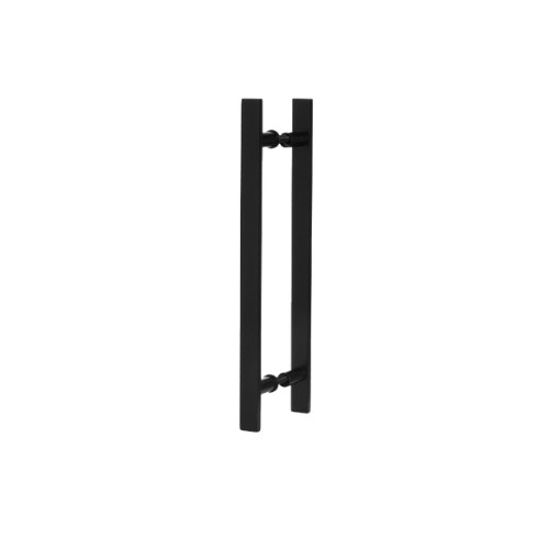 Puxador Chato Reto 450X300 INOX Preto