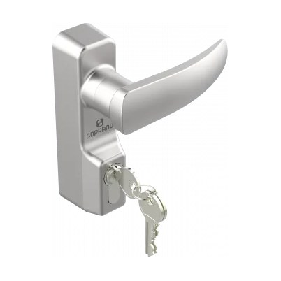 Fechadura 5124 Barra Anti-panico Prata Simples E Dupla
